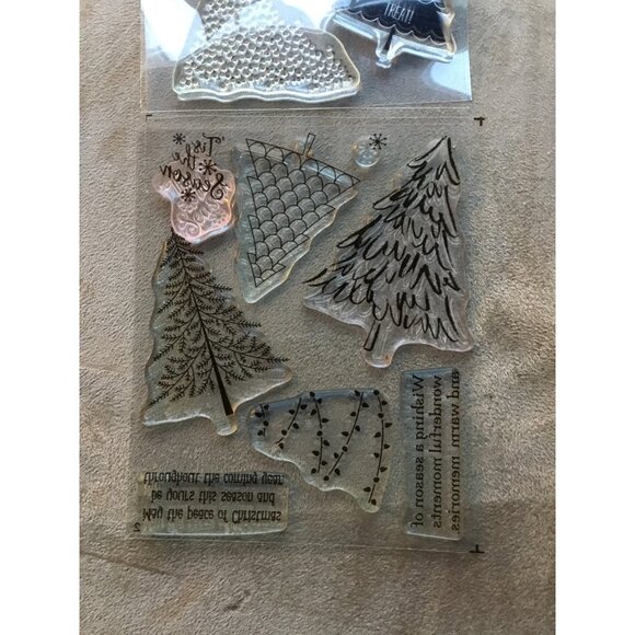 Stampin Up! Peaceful Pines Stamp & Die Set - Picture 4 of 5